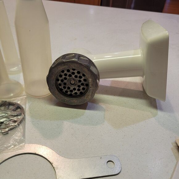 Vtg Oster Sausage Maker Kit For Regency Kitchen Center 2 Grinders W/3 Size... - Picture 5 of 7